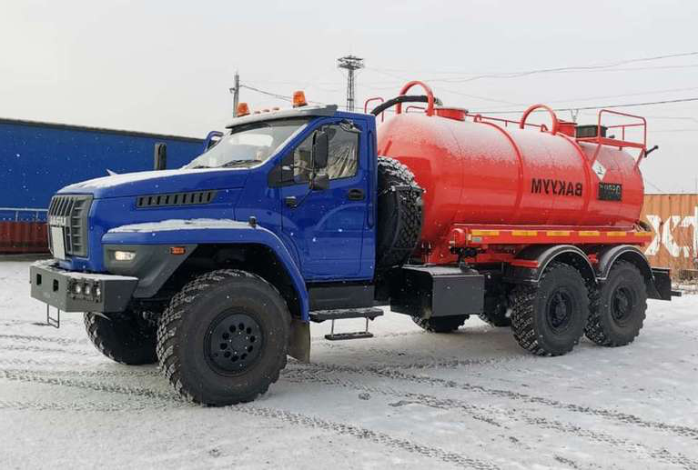 Вакуумная машина МВ-10 Урал 4320 NEXT - Уралтехтрейд